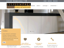 Tablet Screenshot of julius-moebel.com